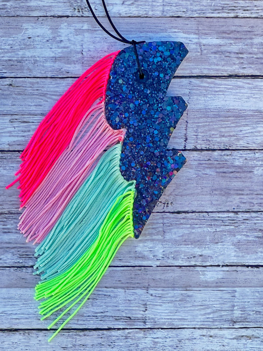 Multi color lighting bolt