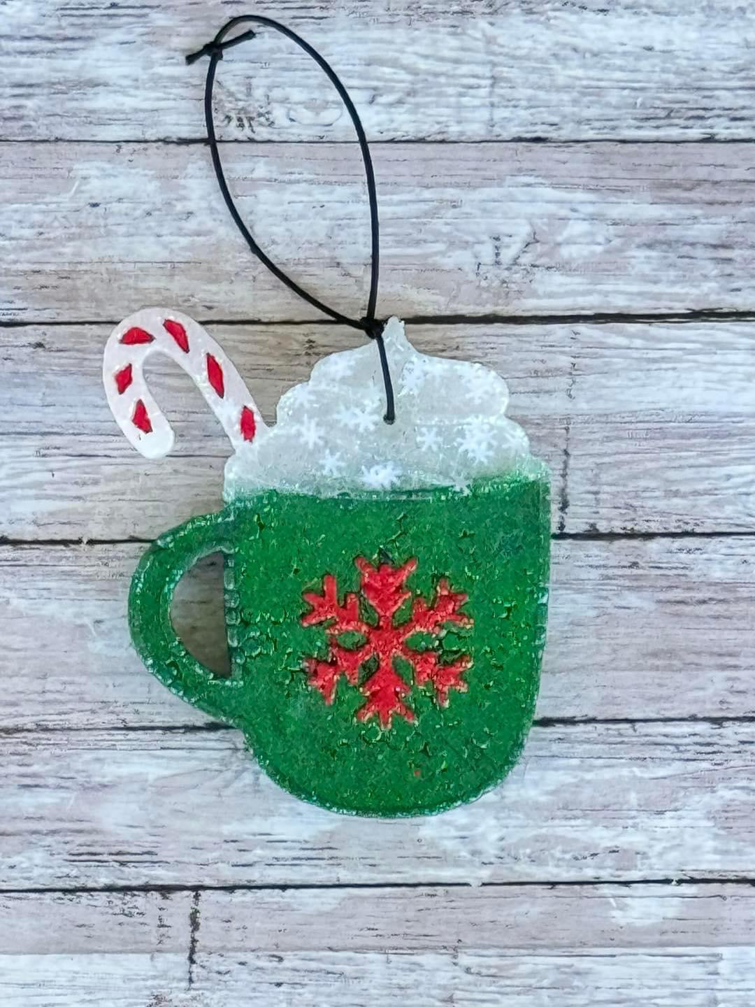 Green Christmas Cup