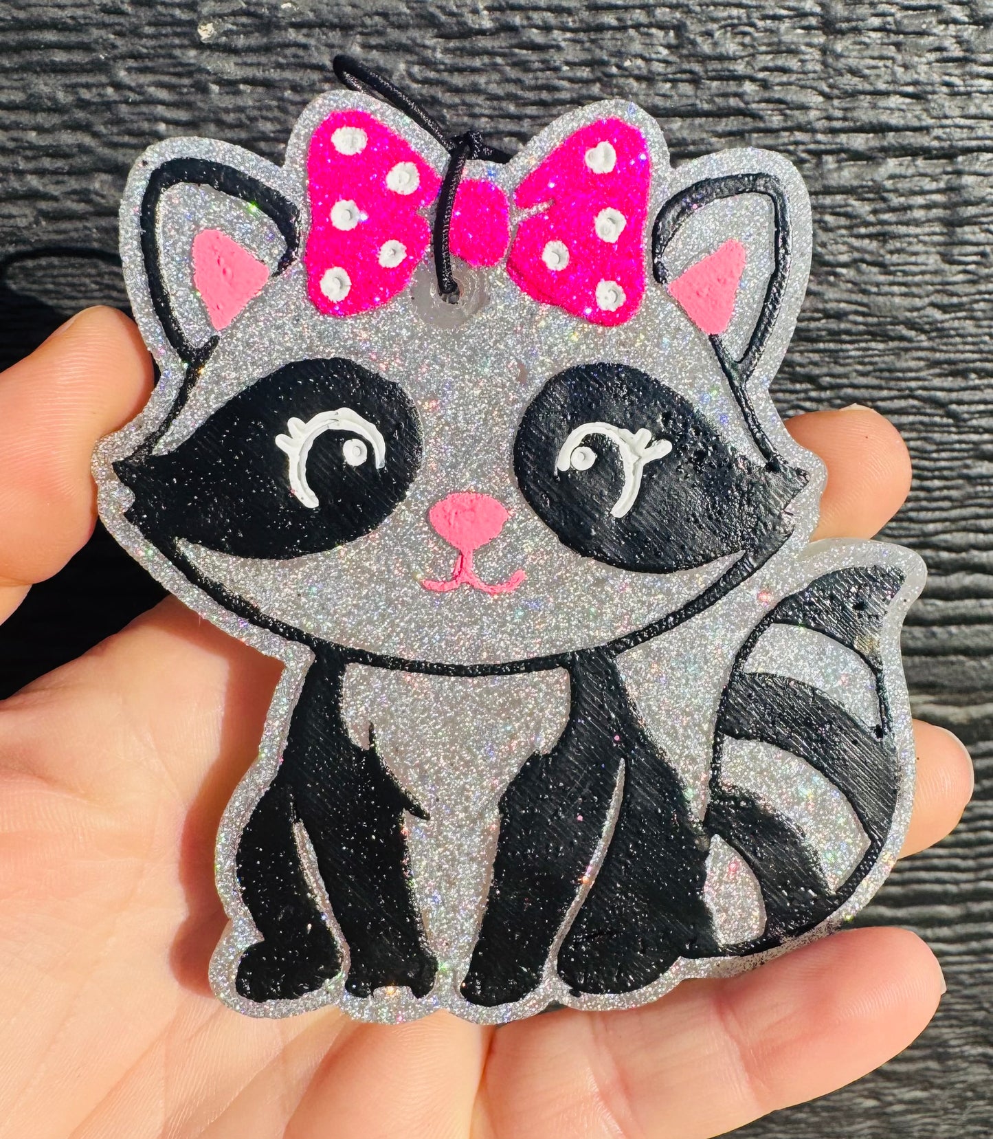 Raccoon bow(Mahogany Paradise)