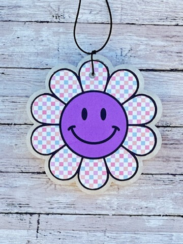 Purple/White Smiley Flower