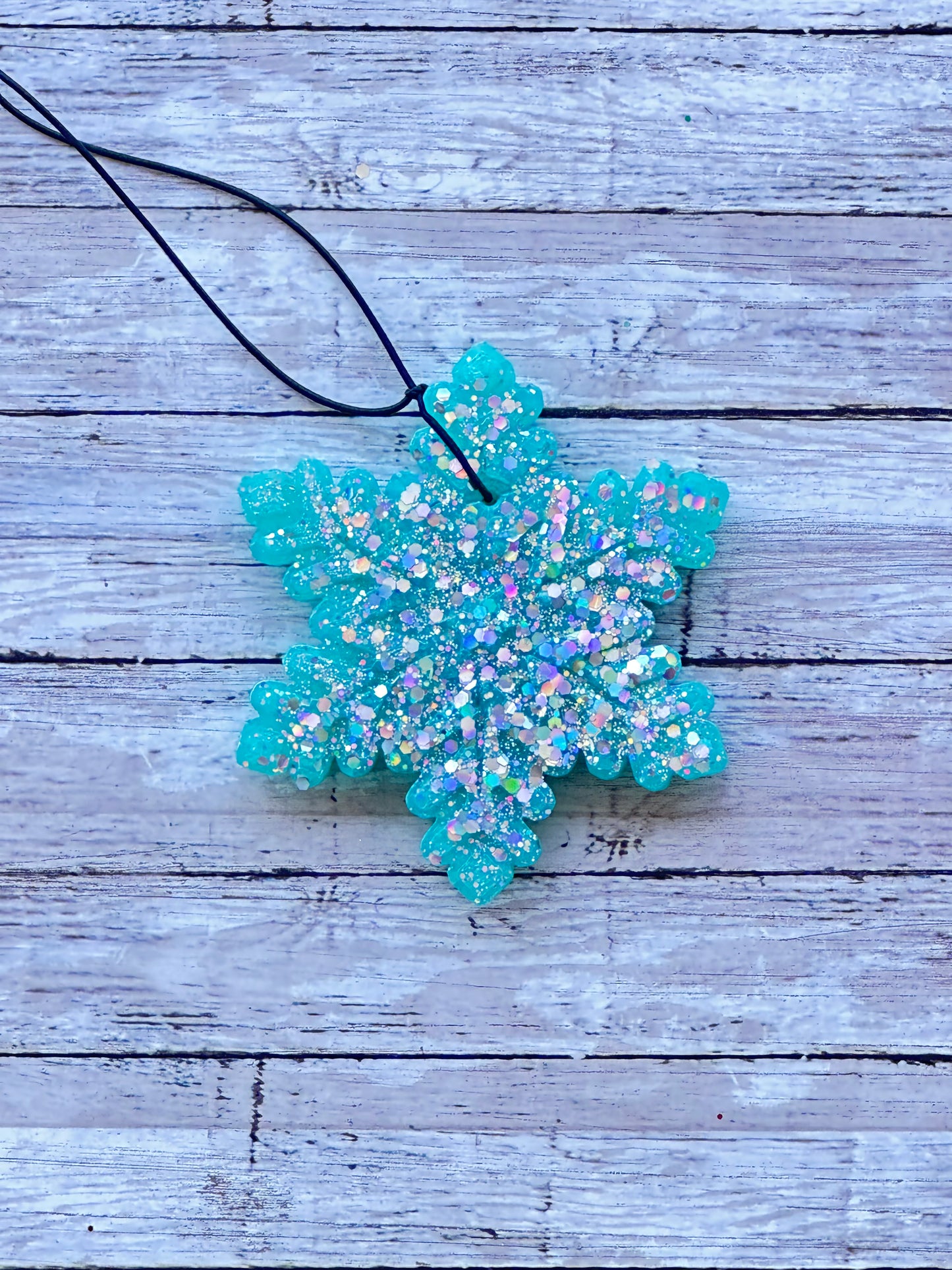 Blue snowflake