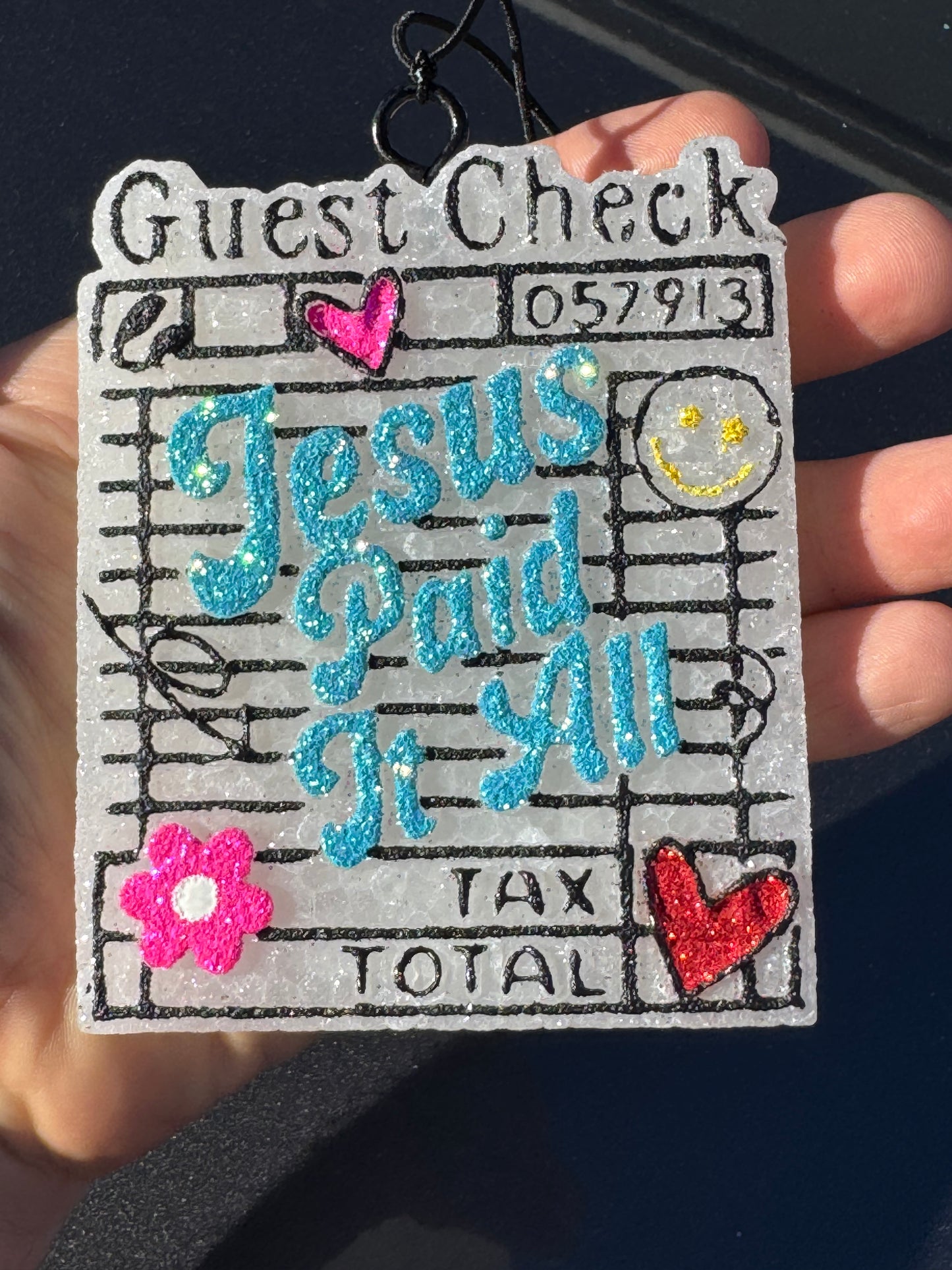 Jesus paid it all(Spiced Mahogany)