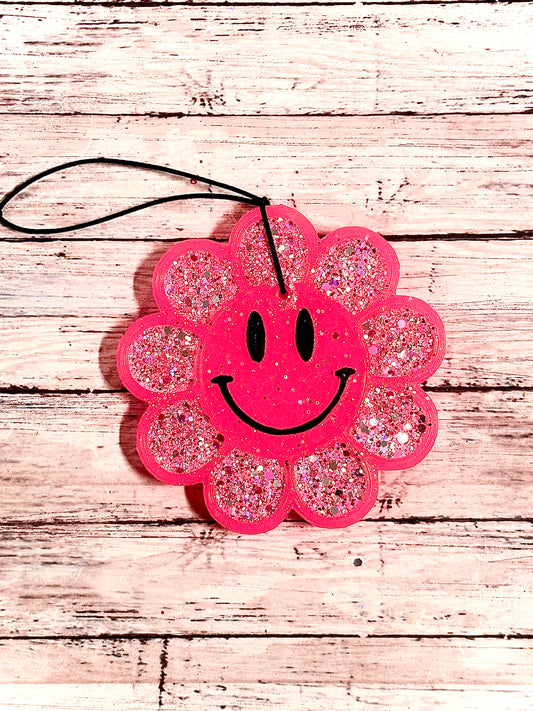 Pink Smiley Flower