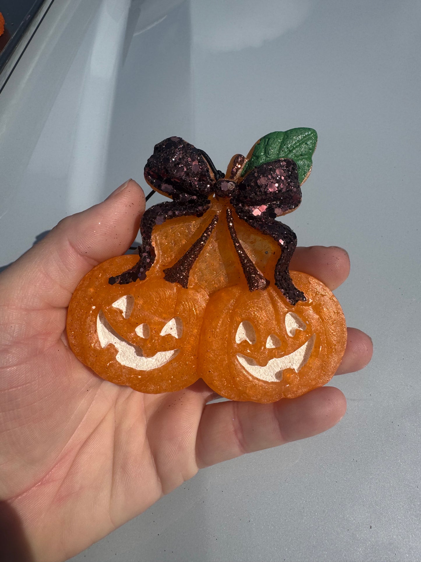 Pumpkins w bow(Witches Brew)