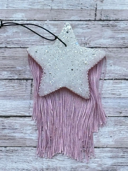 Star w/lavender fringe